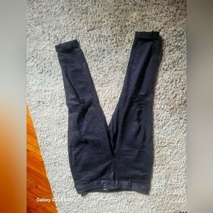 14W Maurices Black Jeans